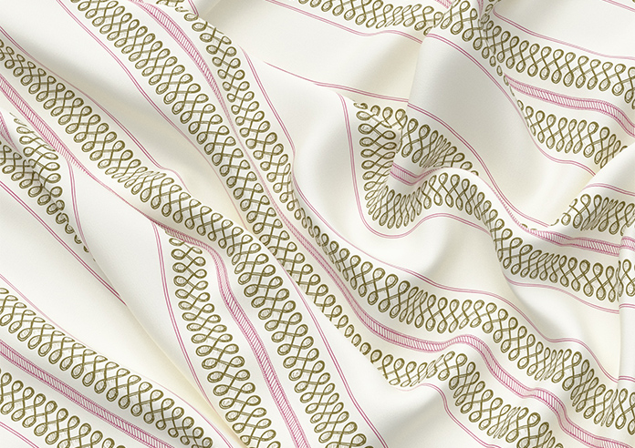Noble Stripe, Moss - Twist&Fit Roman Blind - Image 4